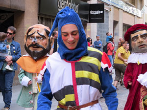 Festes de Primavera de Girona 2018. Cercavila amb el Tarl&agrave;