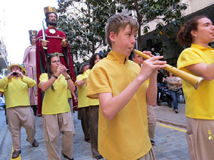 Festes de Primavera de Girona 2018. Cercavila amb el Tarl&agrave;
