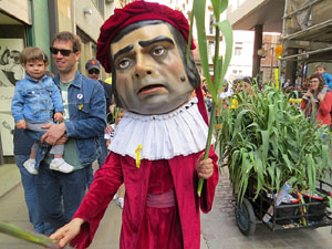 Festes de Primavera de Girona 2018. Cercavila amb el Tarl&agrave;