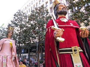 Festes de Primavera de Girona 2018. Cercavila amb el Tarl&agrave;