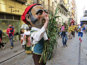 Festes de Primavera de Girona 2018. Cercavila amb el Tarl&agrave;