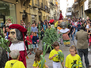 Festes de Primavera de Girona 2018. Cercavila amb el Tarl&agrave;