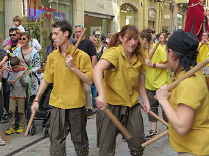 Festes de Primavera de Girona 2018. Cercavila amb el Tarl&agrave;