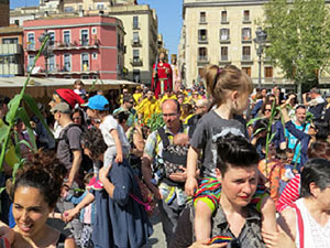 Festes de Primavera de Girona 2018. Cercavila amb el Tarl&agrave;