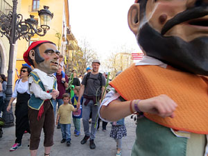 Festes de Primavera de Girona 2018. Cercavila amb el Tarl&agrave;
