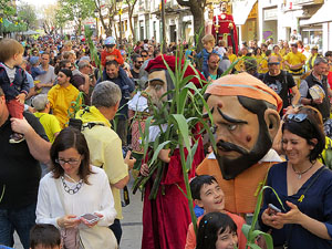 Festes de Primavera de Girona 2018. Cercavila amb el Tarl&agrave;