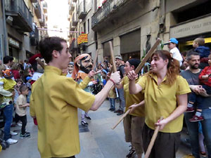 Festes de Primavera de Girona 2018. Cercavila amb el Tarl&agrave;