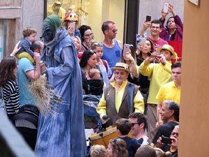 Festes de Primavera de Girona 2018. Penjada del Tarl&agrave;