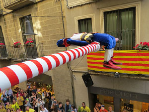 Festes de Primavera de Girona 2018. Penjada del Tarl&agrave;
