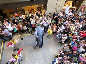 Festes de Primavera de Girona 2018. Penjada del Tarl&agrave;