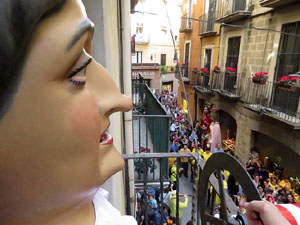 Festes de Primavera de Girona 2018. Penjada del Tarl&agrave;