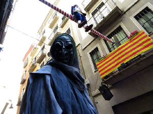 Festes de Primavera de Girona 2018. Penjada del Tarl&agrave;