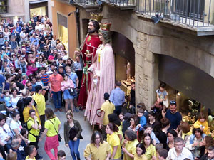Festes de Primavera de Girona 2018. Penjada del Tarl&agrave;