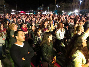 Festival Strenes 2018. Concert de Valtonyc a la pla&ccedil;a Catalunya