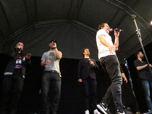 Festival A Capella 2018. Actuaci&oacute; d'Audiofeel a la pla&ccedil;a de la Independ&egrave;ncia