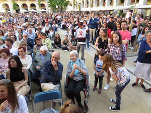 Festival A Capella 2018. Actuaci&oacute; de Beatbox Collective a la pla&ccedil;a de la Independ&egrave;ncia