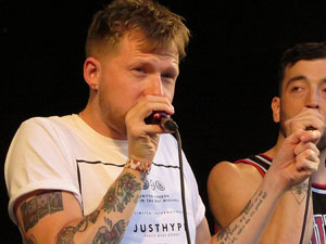 Festival A Capella 2018. Actuaci&oacute; de Beatbox Collective a la pla&ccedil;a de la Independ&egrave;ncia