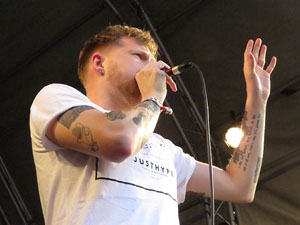 Festival A Capella 2018. Actuaci&oacute; de Beatbox Collective a la pla&ccedil;a de la Independ&egrave;ncia