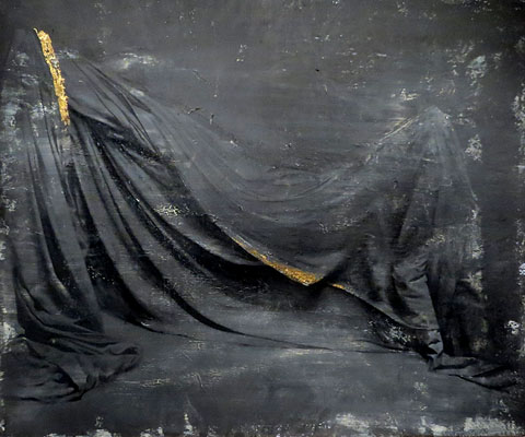 Tel&oacute;. T&egrave;cnica mixta sobre tela. 195 x 162 cm