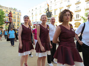 Cercavila de la Flama del Canig&oacute; 2018 fins la pla&ccedil;a del Vi