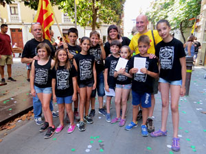 Cercavila de la Flama del Canig&oacute; 2018 fins la pla&ccedil;a del Vi