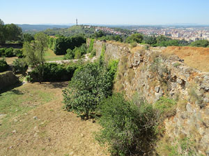 El castell de Montju&iuml;c de Girona