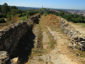 El castell de Montju&iuml;c de Girona