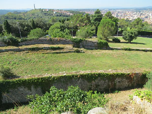 El castell de Montju&iuml;c de Girona