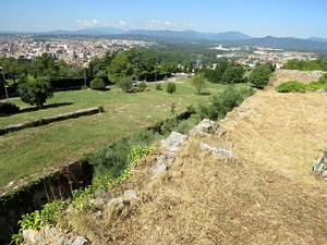 El castell de Montju&iuml;c de Girona