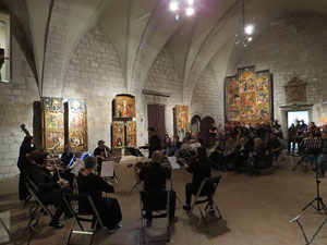 Nit dels Museus 2018. Actuaci&oacute; musical al Museu d'Art