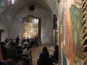 Nit dels Museus 2018. Actuaci&oacute; musical al Museu d'Art