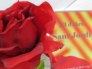 Festivitats i esdeveniments. Sant Jordi 2018 a Girona