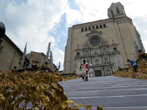 Temps de Flors 2018. Grup d'asi&agrave;tics despr&eacute;s de la inauguraci&oacute; de la 63ena. edici&oacute;