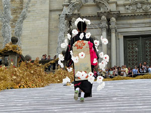 Temps de Flors 2018. Grup d'asi&agrave;tics despr&eacute;s de la inauguraci&oacute; de la 63ena. edici&oacute;