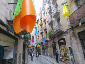 Temps de Flors 2018. Instal&middot;lacions i muntatges florals al carrer Ballesteries