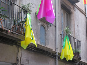 Temps de Flors 2018. Instal&middot;lacions i muntatges florals al carrer Ballesteries