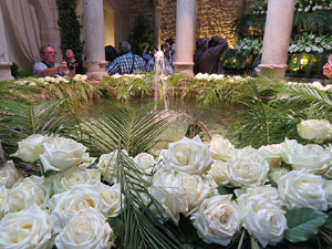 Temps de Flors 2018. Decoracions florals als diversos espais dels Banys &Agrave;rabs