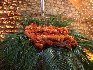 Temps de Flors 2018. Decoracions florals als diversos espais dels Banys &Agrave;rabs