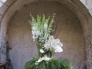 Temps de Flors 2018. Decoracions florals als diversos espais dels Banys &Agrave;rabs