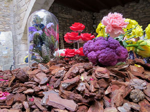 Temps de Flors 2018. Instal&middot;lacions florals al pati de la Casa Boadas Formiga