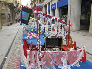 Temps de Flors 2018. Instal&middot;lacions i muntatges als espais del carrer Nou