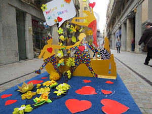 Temps de Flors 2018. Instal&middot;lacions i muntatges als espais del carrer Nou