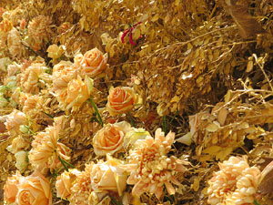 Temps de Flors 2018. Instal&middot;laci&oacute; 'Per treure'ns del pecat i dar-nos alegria' a les escales de la Catedral