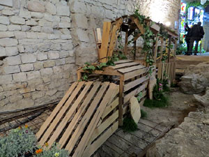 Temps de Flors 2018. Muntatges florals als diversos espais dels Soterranis de la Catedral