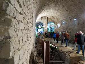 Temps de Flors 2018. Muntatges florals als diversos espais dels Soterranis de la Catedral