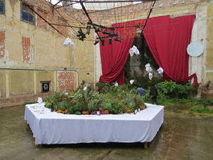 Temps de Flors 2018. Muntatges i instal&middot;lacions florals a l'Antic Cinema Modern