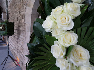 Temps de Flors 2018. Muntatges florals als claustres de la Catedral