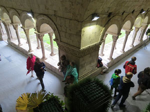 Temps de Flors 2018. Muntatges florals als claustres de la Catedral