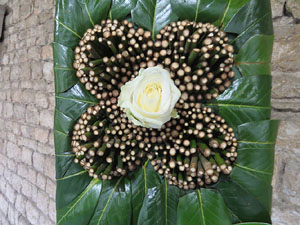 Temps de Flors 2018. Muntatges florals als claustres de la Catedral