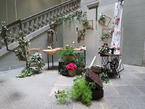 Temps de Flors 2018. Muntatges, instal&middot;lacions i exposicions florals a diversos indrets